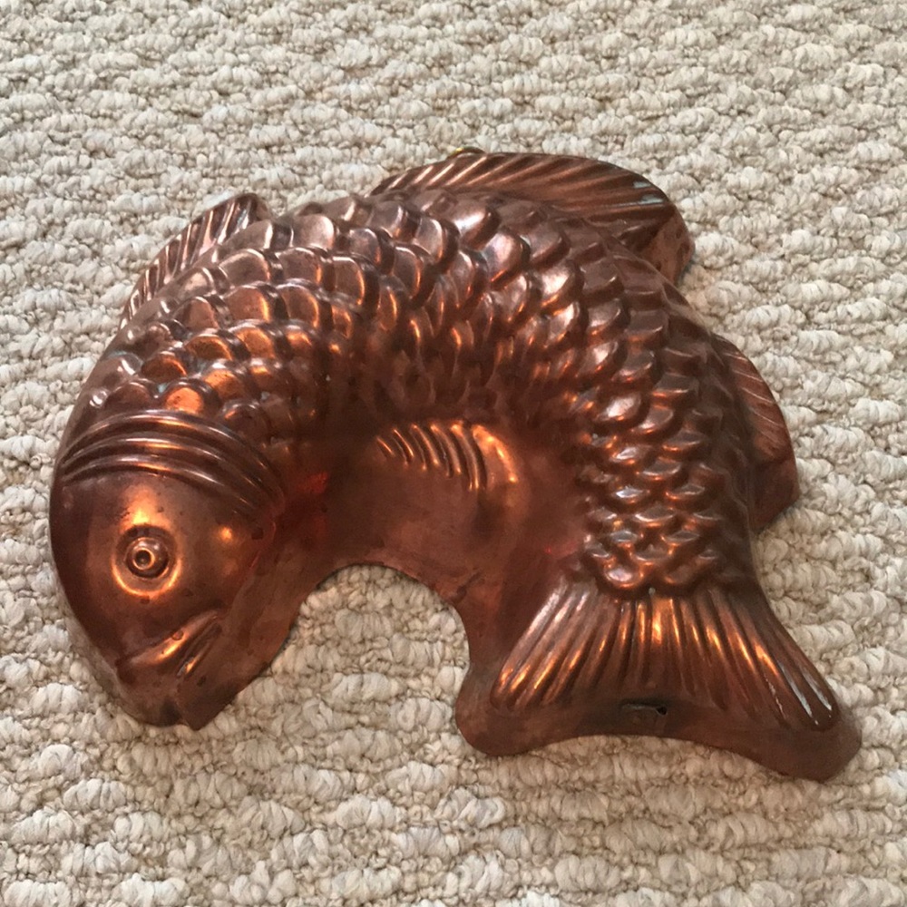 Copper Fish Mold